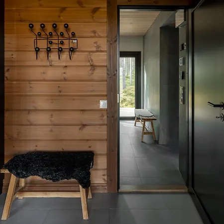 木屋 Naava - A Cozy With Two Saunas And Hill Views